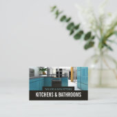 キッスタイリッシュチンデザイン、キッチン&バスルーム設備 名刺 (スタンド正面)