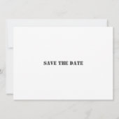 キッスラブ・イズ・ラブ ゲイ/レズビアン Save The Date カード (裏面)