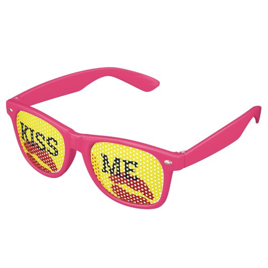 キッス・ミー レトロなサングラス / ファンパーティー用サングラス レトロサングラス (アングル)