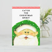 キッズおもしろいクリスマスカード (スタンド正面)