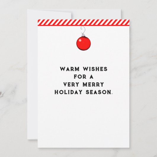 キッズおもしろいクリスマスカード (裏面)