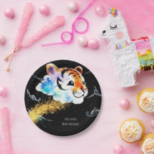 キッズおもしろいタイガー誕生日