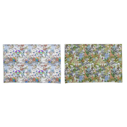 キッズおもしろいピラローケースペア 枕カバー (フロントセット)