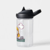 キッズおもしろい掘削機建築車両 ウォーターボトル (左面)