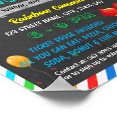 キッズおもしろい日イベントテンプレート ポスター (角)