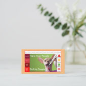 キッズおもしろい犬教育用ゲーム 名刺 (スタンド正面)