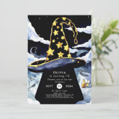 キッズお洒落おもしろいウィザード誕生日 招待状 (スタンド正面)