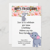 キッズお洒落フローラ抱き枕 | カラフル誕生日 シーズンカード (正面/裏面)