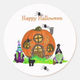 キッズお洒落格言ハロウィンステッカー ラウンドシール