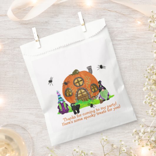 キッズお洒落格言ハロウィーン フェイバーバッグ (クリップ留めされた状態)
