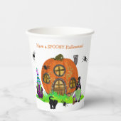 キッズお洒落格言ハロウィーン 紙コップ (正面)