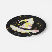 キッズお洒落魔法ウィザード誕生日 ペーパープレート (アングル)