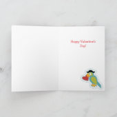 キッズかわいい海賊バレンタインデー シーズンカード (内部)