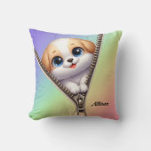 キッズかわいい犬の子犬 クッション (正面)