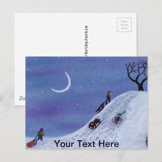 キッズそり ポストカード (正面/裏面)