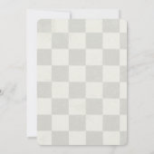 キッズとティーンエイジャーへのチェスの誕生日パーティーへの招待 招待状 (裏面)