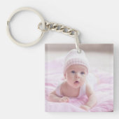 キッズとファミリーフォトキーチェーン キーホルダー (正面)