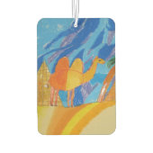 キッズによるラクダ・アート カーエアーフレッシュナー (裏面)