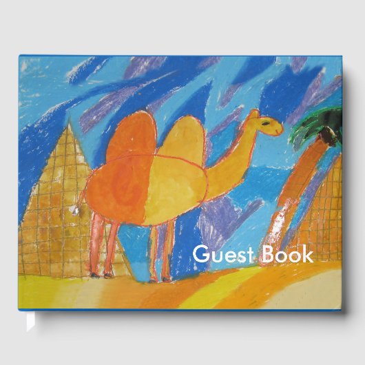 キッズによるラクダ・アート ゲストブック (正面)