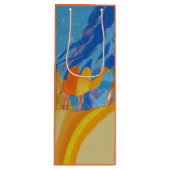 キッズによるラクダ・アート ワインギフトバッグ (正面)