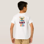 🚘 キッズにハッピードライビングの楽しさを 🌟 Tシャツ (裏面フル)