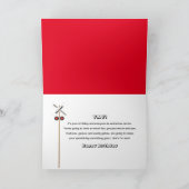 キッズのおもしろい誕生日列車とエンジニアの名前の挿入 カード (内部)