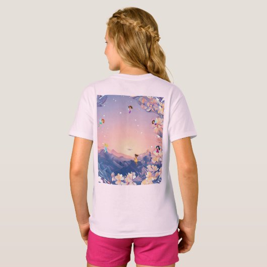 キッズの妖精 Tシャツ (裏面フル)