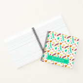 キッズをテーマにした熱帯植物性パタカラフルーン ノートブック (内部)