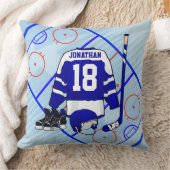 キッズアイスホッケーベッドルームアンドエンスイートコレクション クッション (ブランケット)