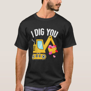 キッズアイディッキングハッピーバレンタインデーハートトッド Tシャツ