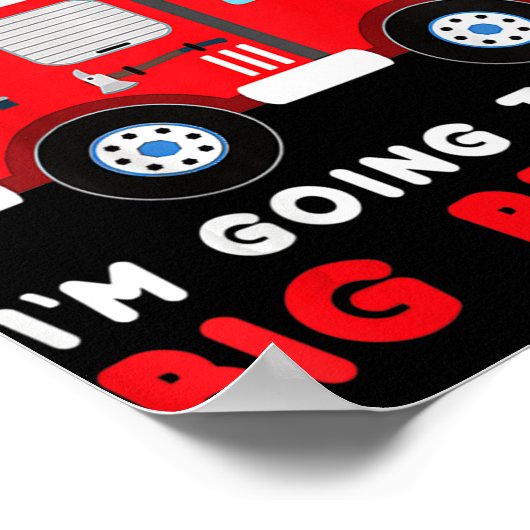 キッズアイムは兄弟消防車のベビーになる ポスター (角)