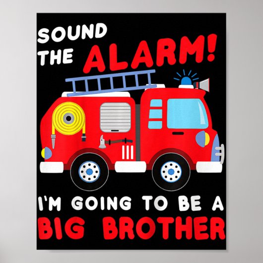 キッズアイムは兄弟消防車のベビーになる ポスター (正面)