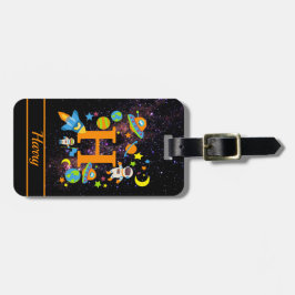 キッズアウタースペースロケット ラゲッジタグ