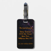 キッズアウタースペースロケット ラゲッジタグ (裏面縦)