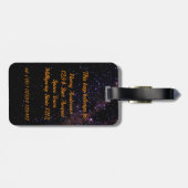 キッズアウタースペースロケット ラゲッジタグ (裏面横)