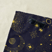 キッズアウタースペース天惑星の星座 ビーチタオル (インサイチュ)