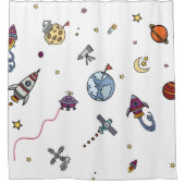 キッズアウタースペース シャワーカーテン (正面)