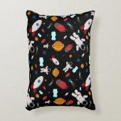キッズアウタースペース&宇宙飛行士パターン アクセントクッション (正面(垂直))
