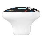 キッズアウタースペース&宇宙飛行士パターン セラミックノブ (側面)