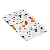 キッズアウタースペース&宇宙飛行士パターン マグネット (右側)