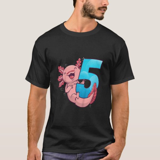 キッズアクソロトル5th誕生日イッチビン5ボーイズ子供 tシャツ (正面)
