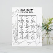 キッズアクティビティステゴサウルス恐竜の迷路おもしろいパズル (スタンド正面)