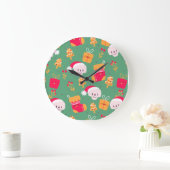 キッズアクリル時計 ラージ壁時計 (ホーム)