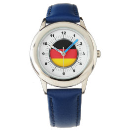 キッズアジャスタブルドイツ国旗の青 腕時計