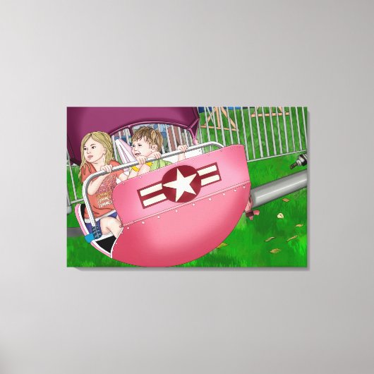 キッズアットカーニバルアお洒落ート キャンバスプリント (正面)