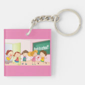 キッズアットスクールキーチェーン キーホルダー (裏面)