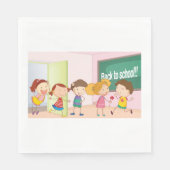 キッズアットスクール紙ナプキンス スタンダードランチョンナプキン (正面)