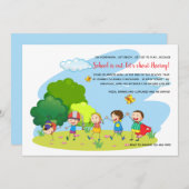 キッズアット遊招待状 招待状 (正面/裏面)