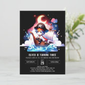 キッズアドラブルパイレーツ誕生日 招待状 (スタンド正面)