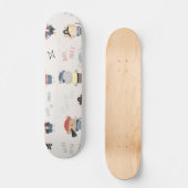 キッズアニマルパーティー海賊スケートボード スケートボード (正面)
